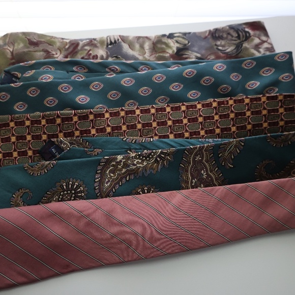 Men’s Vintage Tie Bundle – Designer & Classic Silk Neckwear - Picture 3 of 10